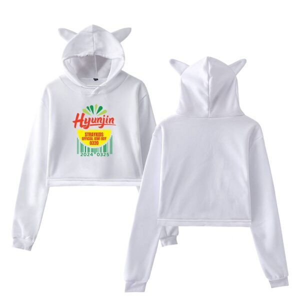 Hyunjin Cropped Hoodie #3 - Image 3