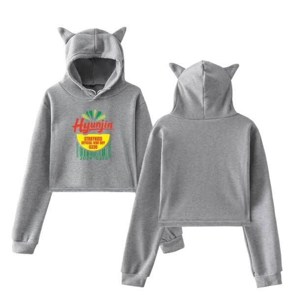 Hyunjin Cropped Hoodie #3